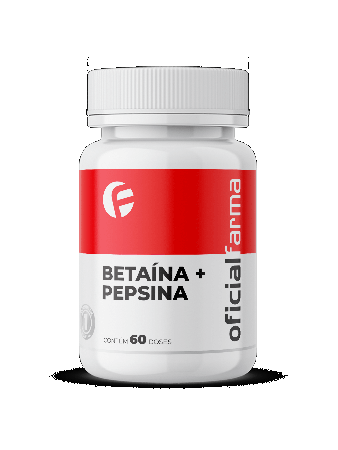 Betaína + Pepsina 60 Doses