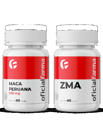 Zma 60 Cáps + Maca Peruana 500mg 60 Doses