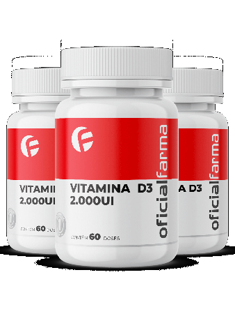 3 Vitamina D3 2000UI 60 Doses