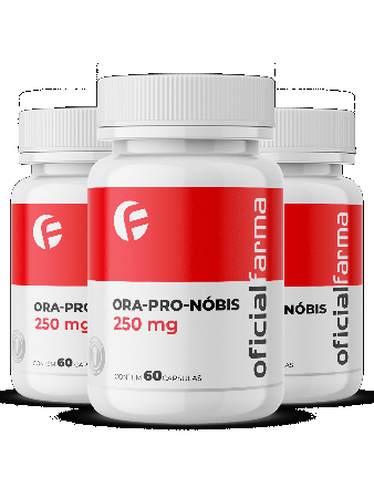 3 Ora - pro-nóbis 250 mg 60 Cápsulas