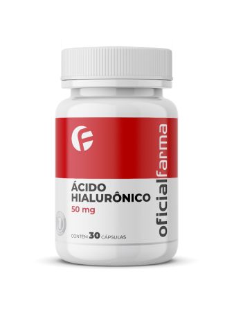 Ácido Hialurônico 50Mg 30 Cápsulas