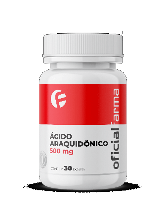 Ácido Araquidônico (ARA) 500Mg 30 Cápsulas