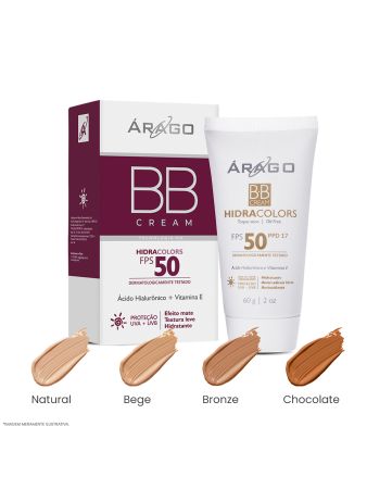 BB Cream FPS 50 Protetor Solar Tonalizante com Ácido Hialurônico 60g