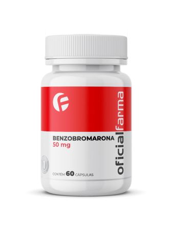 Benzobromarona 50mg 60 Cápsulas