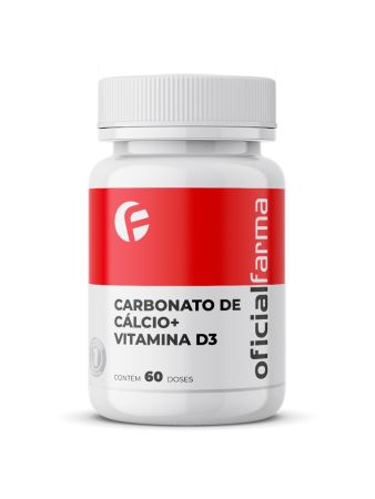Carbonato De Cálcio 1200Mg + Vit D3 1000Ui 60 Doses