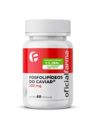 Fosfolipídeos do Caviar® 200mg 60 Cápsulas