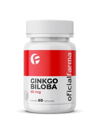 Ginkgo Biloba 60mg 60 Cápsulas