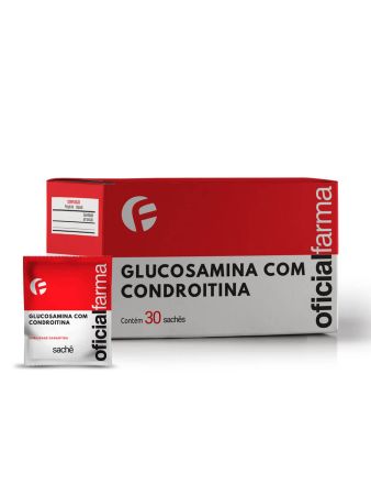 Glucosamina + Condroitina C/ 30 Sachês Sabor Tangerina