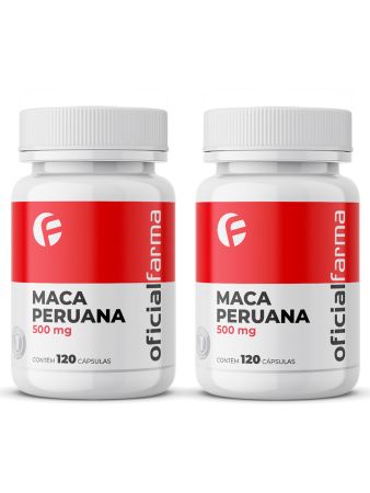 2 Maca Peruana 500mg 120 Cápsulas