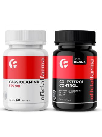 Cassiolamina 500Mg 60 Cápsulas + Colesterol control black