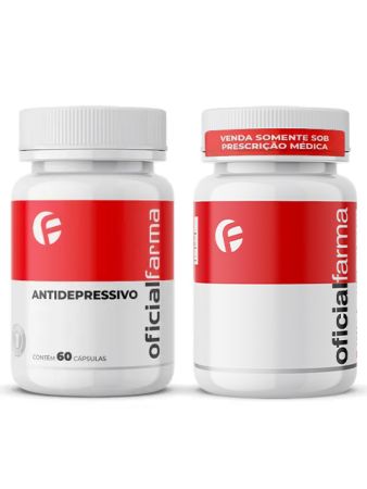 Composto Auxiliar No Tratamento Da Depressão "ANTIDEPRESSIVO" 60 Cápsulas + Melatonina 5Mg 100 Doses