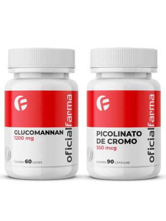 Menos Apetite - Picolinato de Cromo + Glucomannan