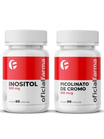 Suplementação para Diabetes - Picolinato de Cromo + Inositol 