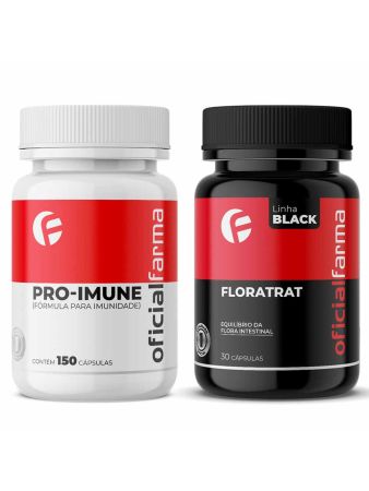 Pró-Imune (Fórmula para Imunidade) 150 Cápsulas + Floratrat black