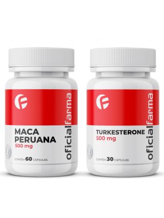 Turkesterone 500Mg 30 Cápsulas + Maca Peruana 500Mg 60 Cápsulas