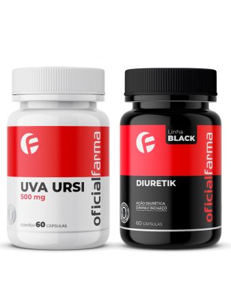 Uva Ursi 500Mg 60 Cápsulas + Diuretik  Black