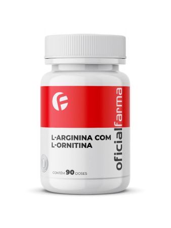 L-Arginina com L-Ornitina 90 Doses