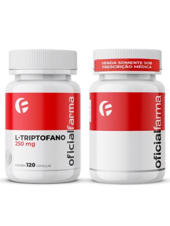 L-Triptofano 250Mg 120 Cápsulas + Melatonina 5Mg 100 Doses