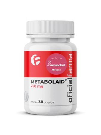 Metabolaid® 250mg 30 Cápsulas com Selo de Autenticidade (Efeito sanfona)