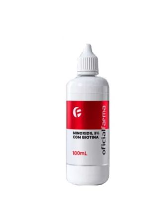 Minoxidil 5% com Biotina 100mL