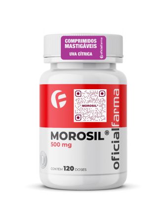 Morosil® 500mg 120 Doses Mastigáveis Com Selo De Autenticidade