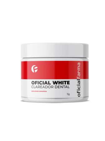 Oficial White - Clareador Dental Com Carvão Mineral 