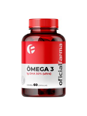 Ômega 3 1g DHA 50% (ultra) 60 Cápsulas