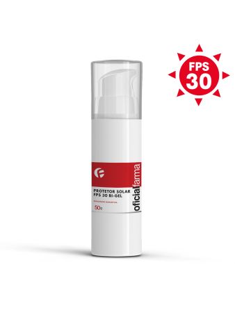 Protetor Solar OficialFarma FPS 30 Bi-gel - 50g