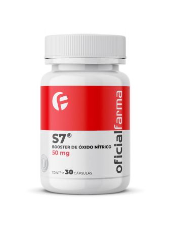 S7® (Booster de Óxido Nítrico) 50mg 30 Cápsulas