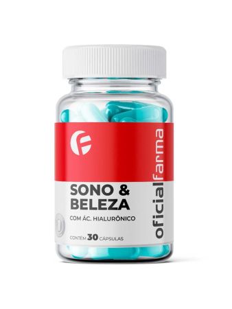 Sono & Beleza (Melatonina + Ác. Hialurônico) 30 Cápsulas