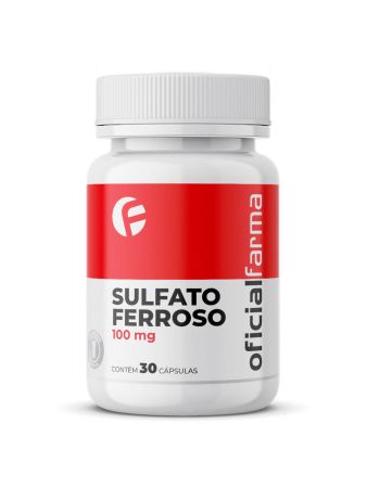 Sulfato Ferroso 100mg 30 Cápsulas