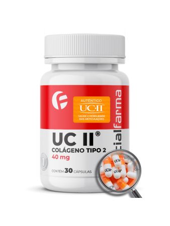 Uc II® (Colágeno Tipo 2) 40mg 30 Cápsulas Com Selo de Autenticidade