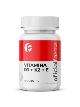 Vitamina D3 + K2 + E 60 Doses