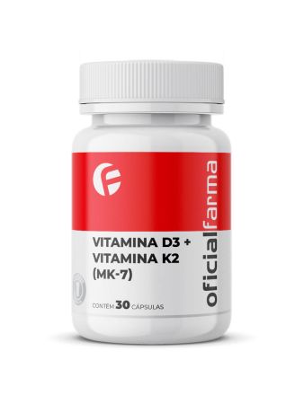 Vitamina D3 + Vitamina K2 30 doses melhora Saúde dos Ossos e Imunidade