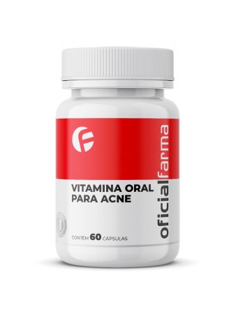 Vitamina Oral Para Acne 60 Cápsulas