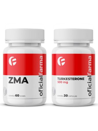 Zma 60 Doses + Turkesterone 500mg 30 Cápsulas